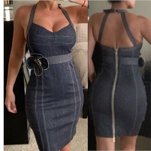 Bebe stretch Denim dress